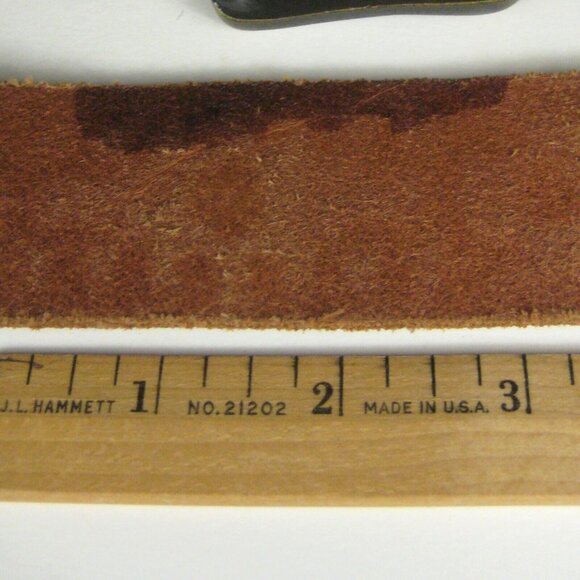 Levi Straus Signature Belt Women Size S 30 In Brown Leather Buckle Studs - Picture 7 of 9